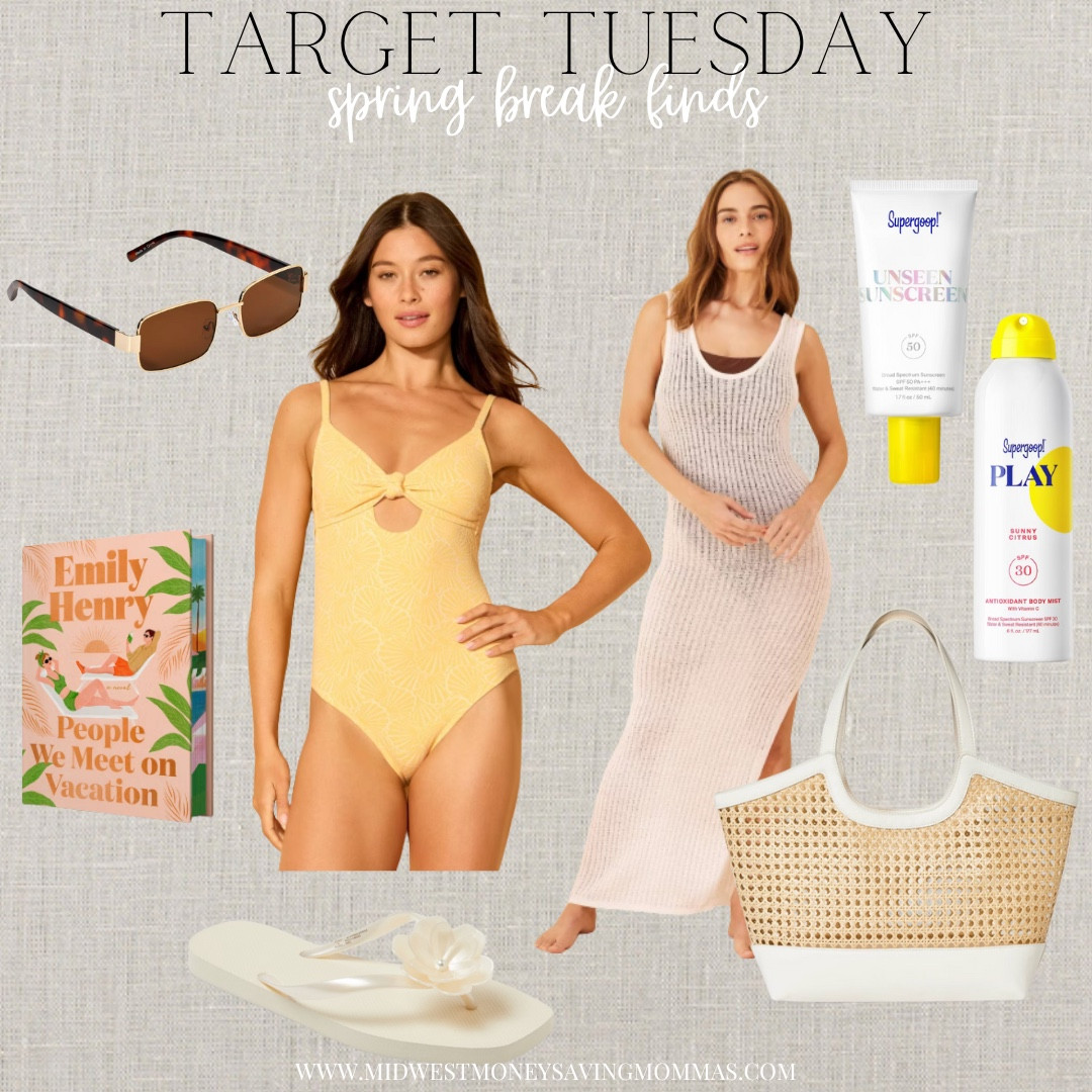 Spring break finds

Target Tuesday 

Spring break outfit  swimsuit swimwear  beach outfit  coverups  sunglasses  sandals  beach bag  books  supergoop sunscreen @Target @Supergoop! 

#LTKootd #LTKgrwm #LTKTravel