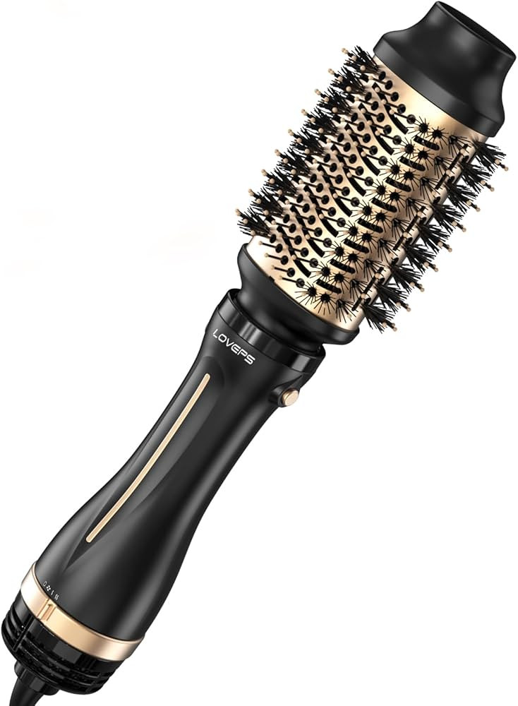 LOVEPS Blow Dryer Brush, Oval Brush for Blow Drying, Hair Dryer Brush One-Step Hot Air Brush and ... | Amazon (US)