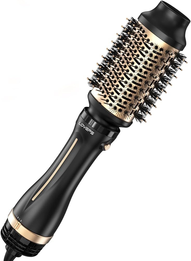 LOVEPS Blow Dryer Brush, Oval Brush for Blow Drying, Hair Dryer Brush One-Step Hot Air Brush and ... | Amazon (US)