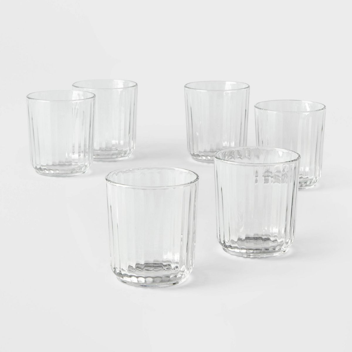11oz 6pk Glass Saybrook Double Old Fashion Glasses - Threshold™ | Target