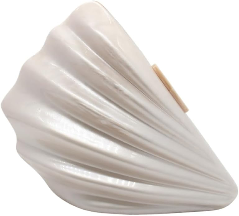 UMREN Seashell Chain Shoulder Bag for Women Acrylic Evening Clutch Bag Glitter Marble Purse Handb... | Amazon (US)