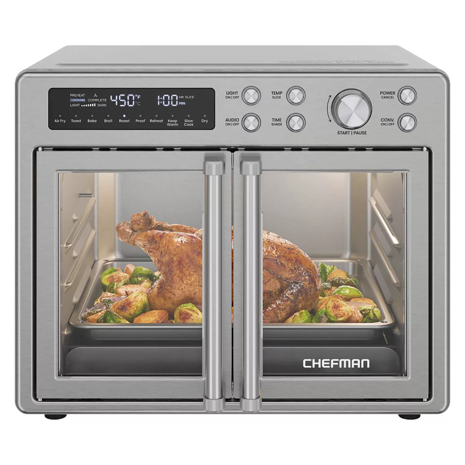 Chefman Digital French Door 25L Air Fryer + Oven, RJ50-FDAF-D25 | Sam's Club