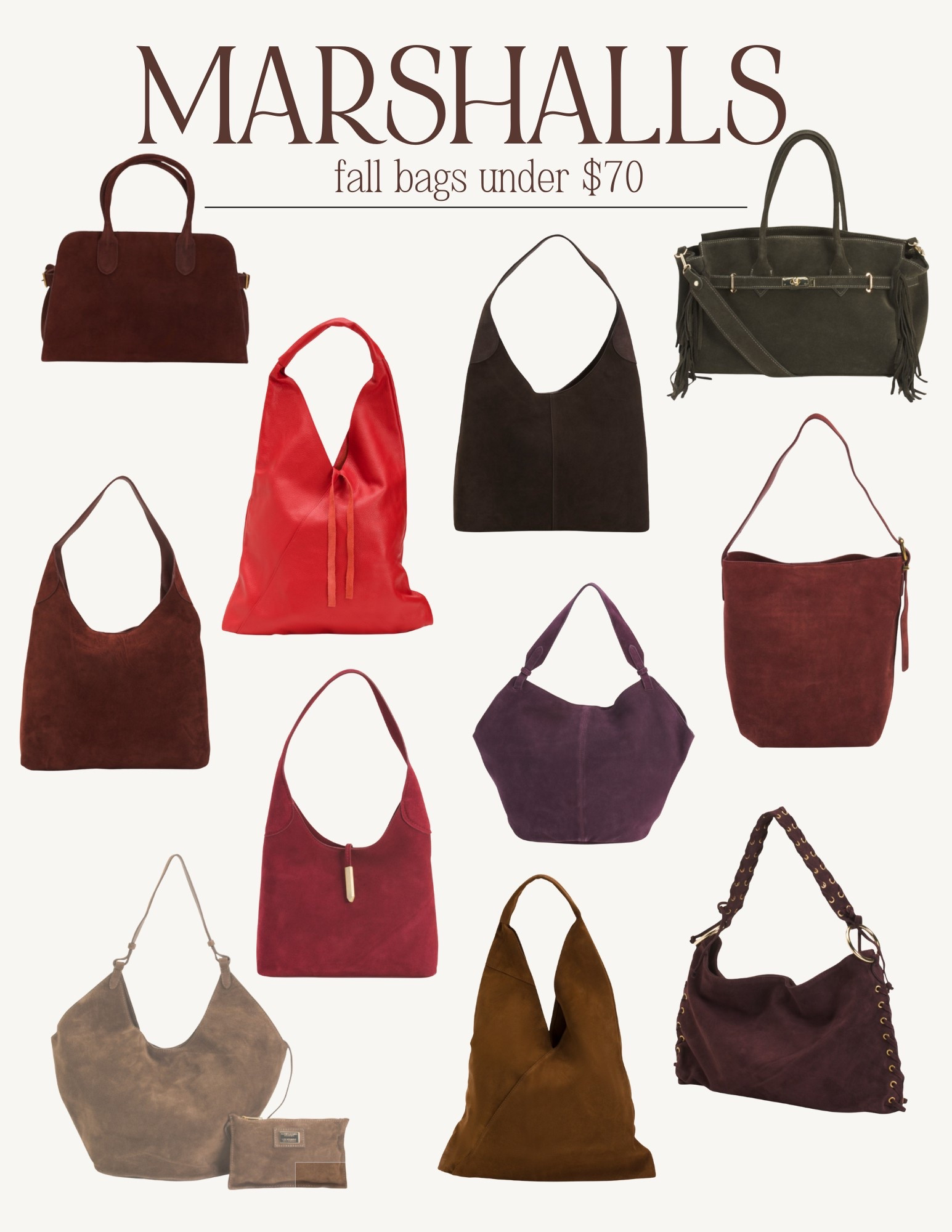 favorite fall bags at Marshalls under $70