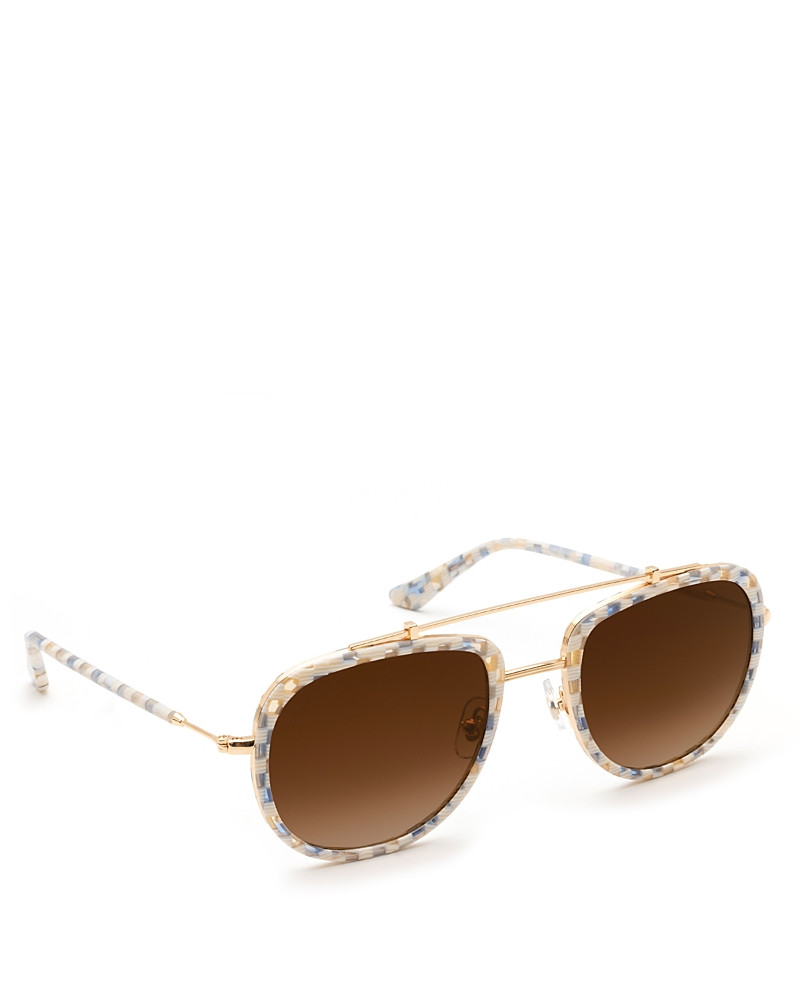 Krewe Breton Aviator Sunglasses, 53mm | Bloomingdale's (US)