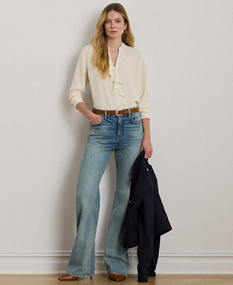 Women's High-Rise Wide-Leg Jeans | Macy's