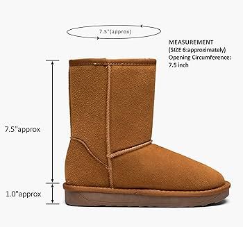 Vepose Women's 985 Winter Snow Boots Fashion Comfortable Mid Calf Warm Boots | Amazon (US)
