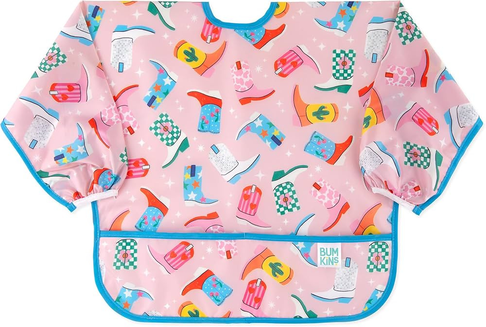 Bumkins Sleeved Bib for Girl or Boy Baby and Toddler for 6-24 Mos, Essential Must Have for Eating... | Amazon (US)