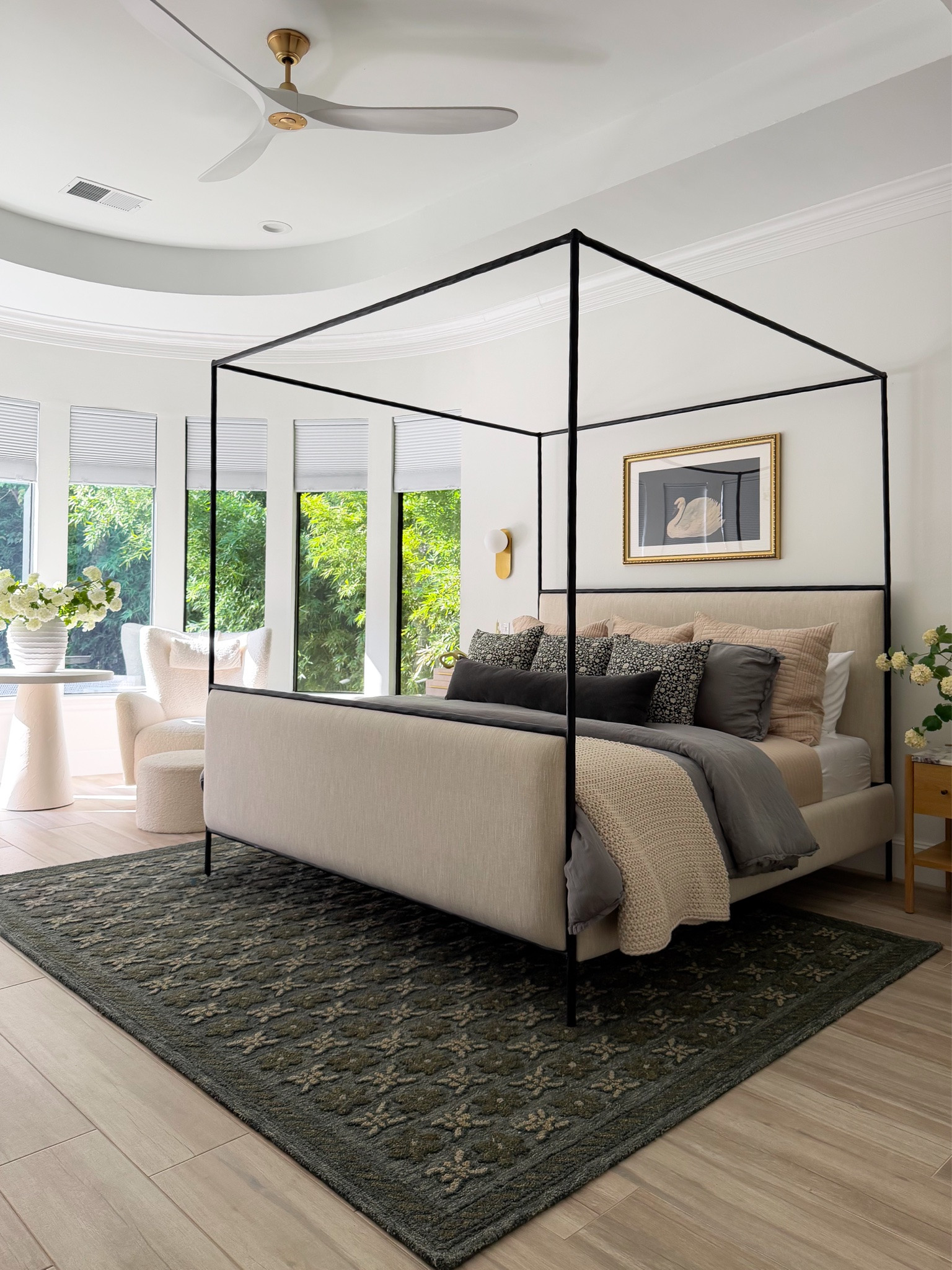 A little drama never hurt ✨

The Forrest Hand-Tufted Rug in Lagoon Olive was the layer this room was missing. I love how the deeper tones ground all the softer neutrals, while the tufted texture adds so much dimension. It completely shifted the feeling of the space without changing anything else.

The entire @heidicaillierdesign x @joonloloi  collection has that same beautifully collected quality — rich color, unexpected pattern + layers of texture that feel like they’ve always belonged.

#HeidiCaillierxJoonLoloi #JoonLoloi #LoloiRugs #InteriorDesign #BedroomDesign #CollectedHome

#LTKHome