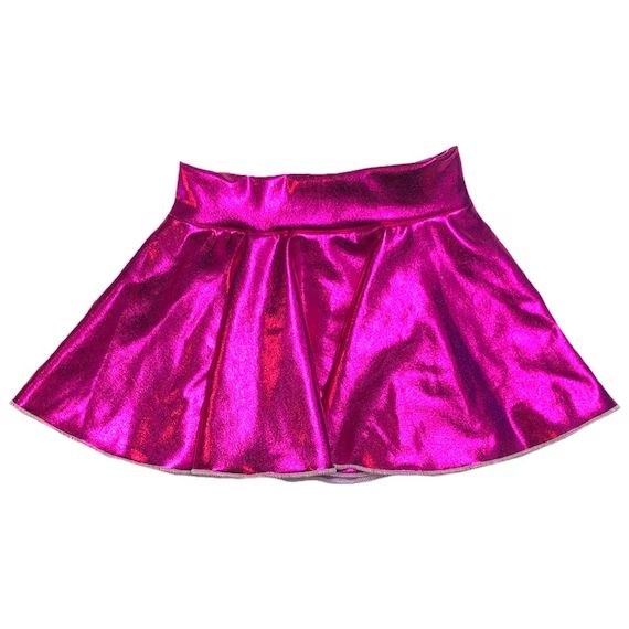 Pink Skirt metallic Skirt Baby Skirt Toddler Skirt Solid - Etsy | Etsy (US)