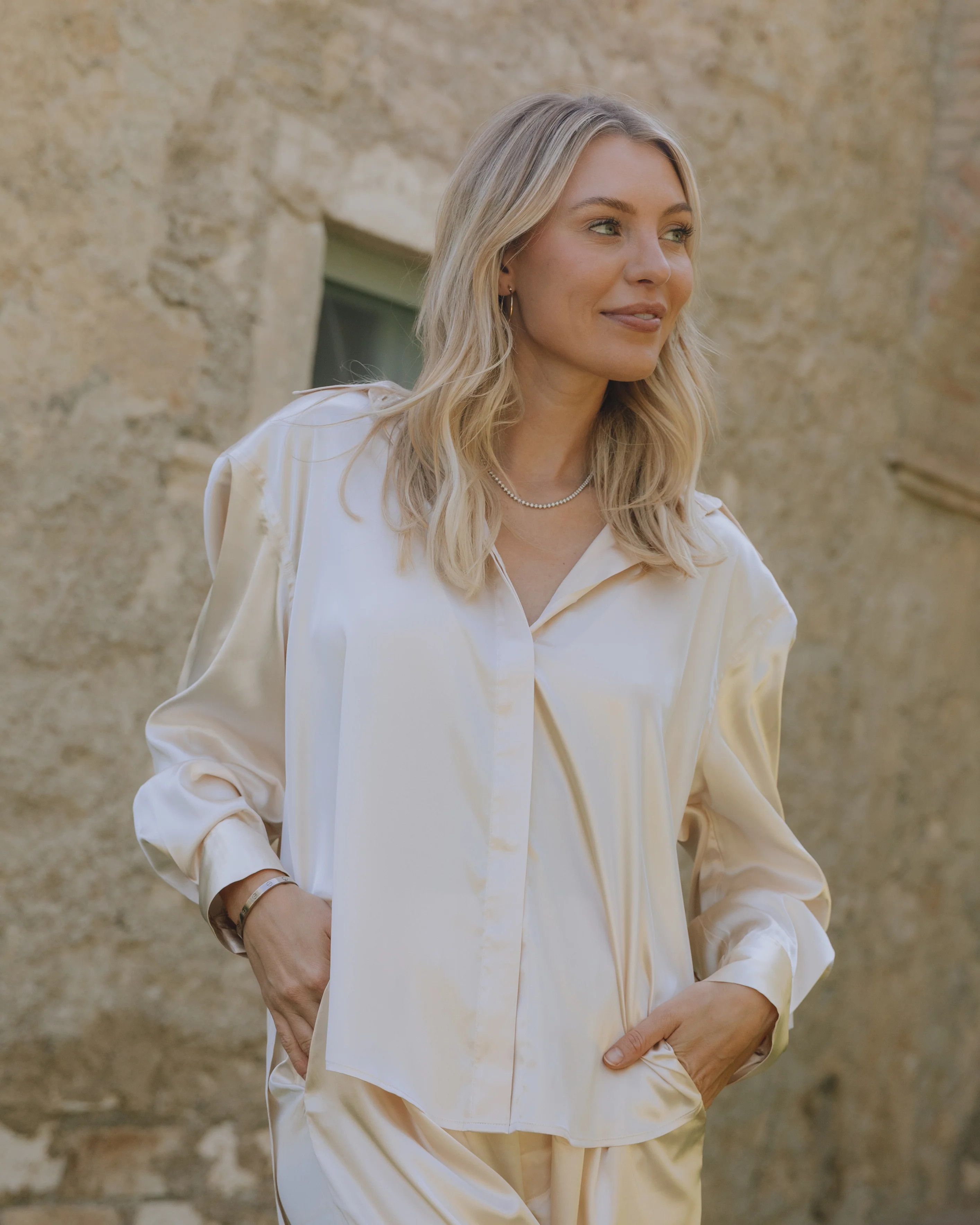 Silky Button Down | Daily Drills