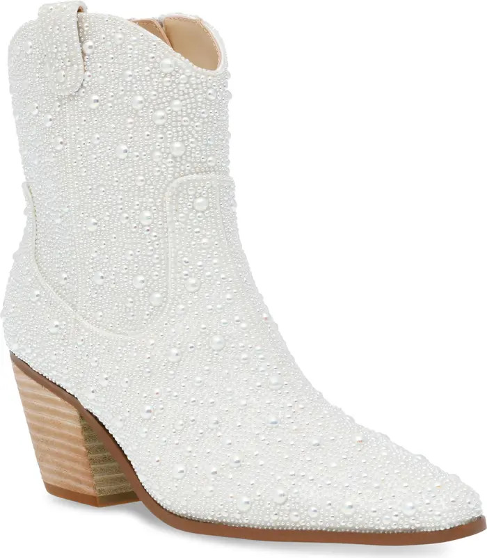 Diva Embellished Western Bootie (Women) | Nordstrom