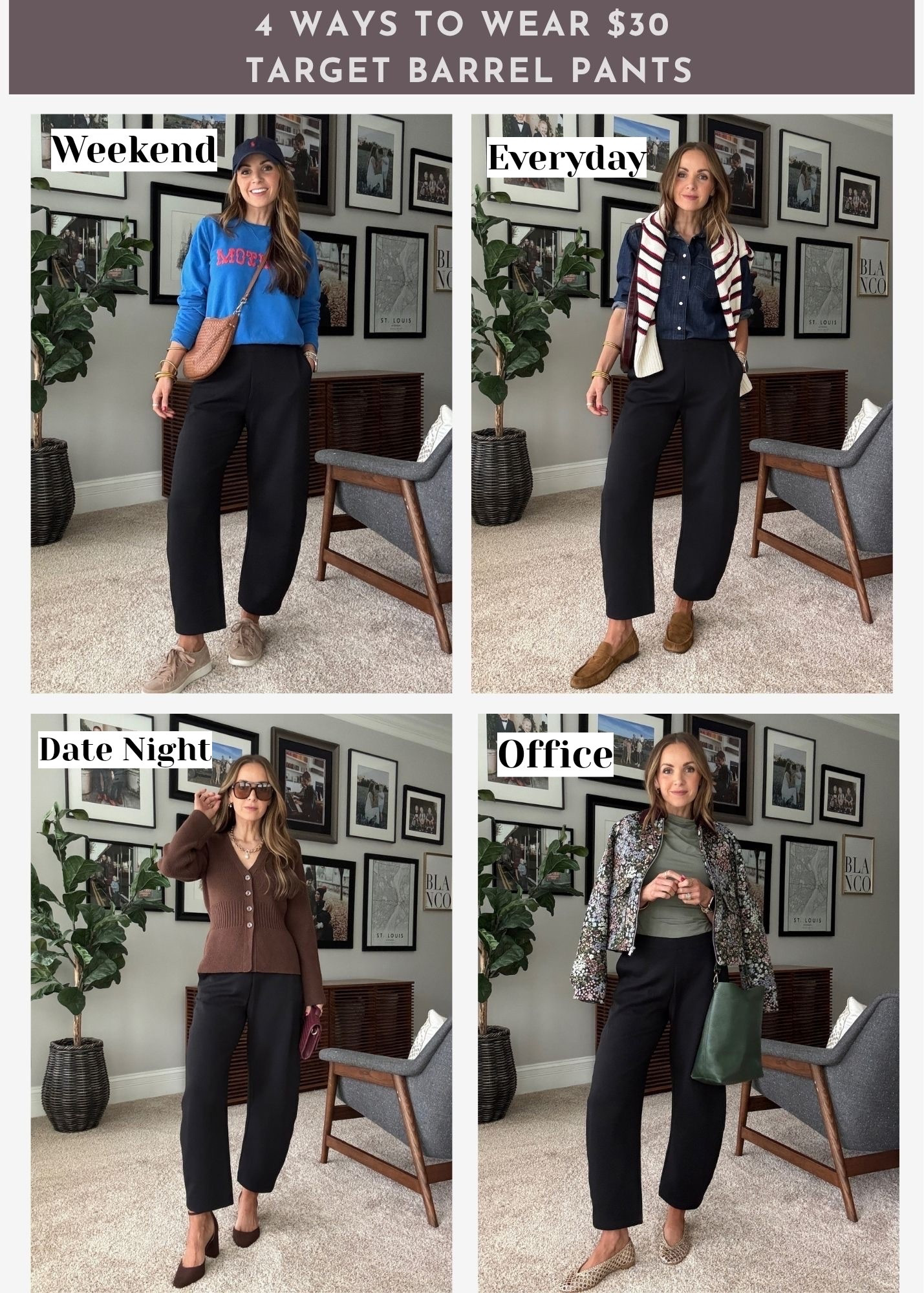 Viral $30 @Target barrel pant styles 4 ways. Get your true size

#LTKgrwm