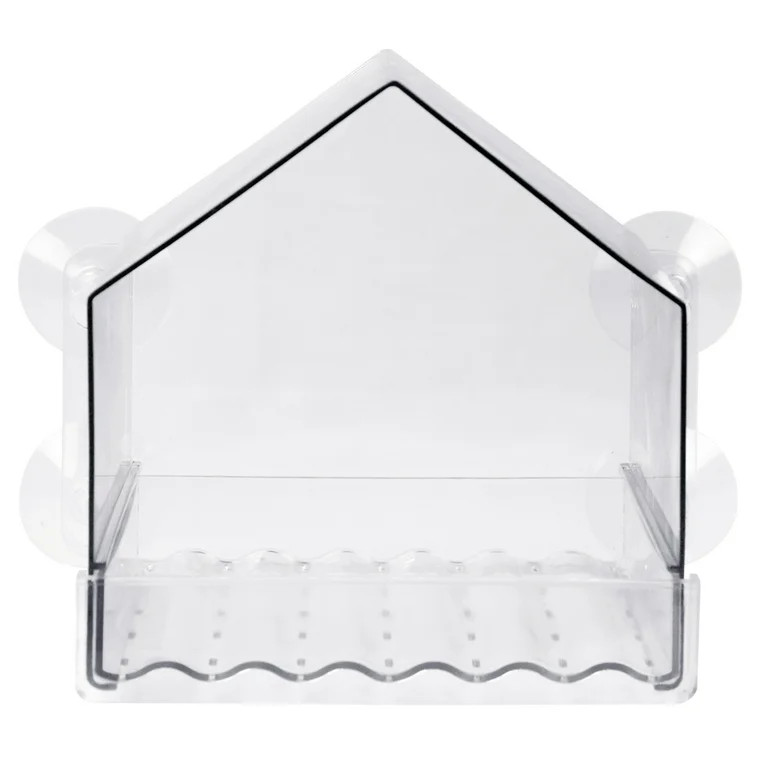 Nature's Way Clear View Window Bird Feeder WIN-3 - Crack-Resistant, Removable Tray - Single Piece | Walmart (US)