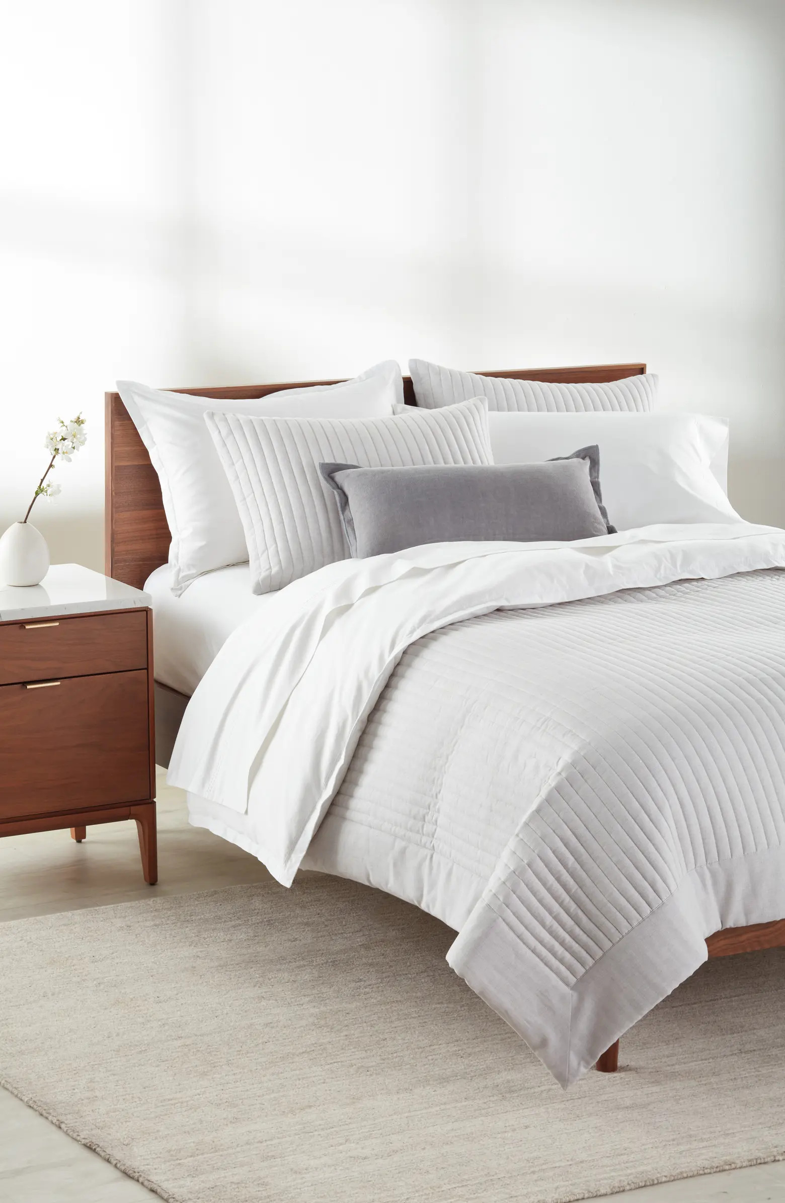 400 Thread Count Organic Cotton Sateen Duvet Cover & Shams Set | Nordstrom