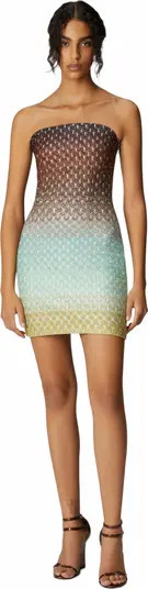 Missoni Strapless Mini Dress In Dégradé Lace | Nordstrom | Nordstrom