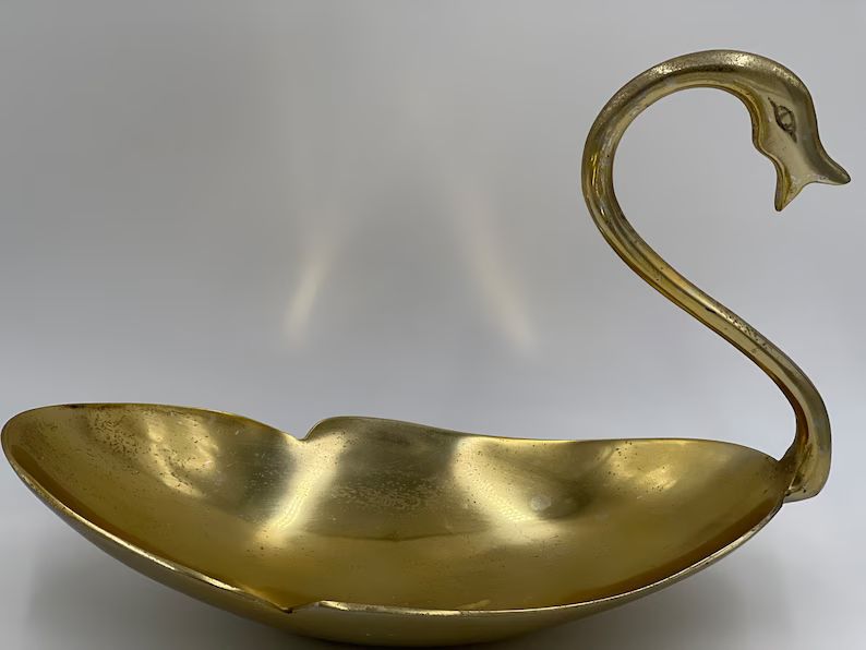 Brass Swan Display Bowls - Etsy | Etsy (US)