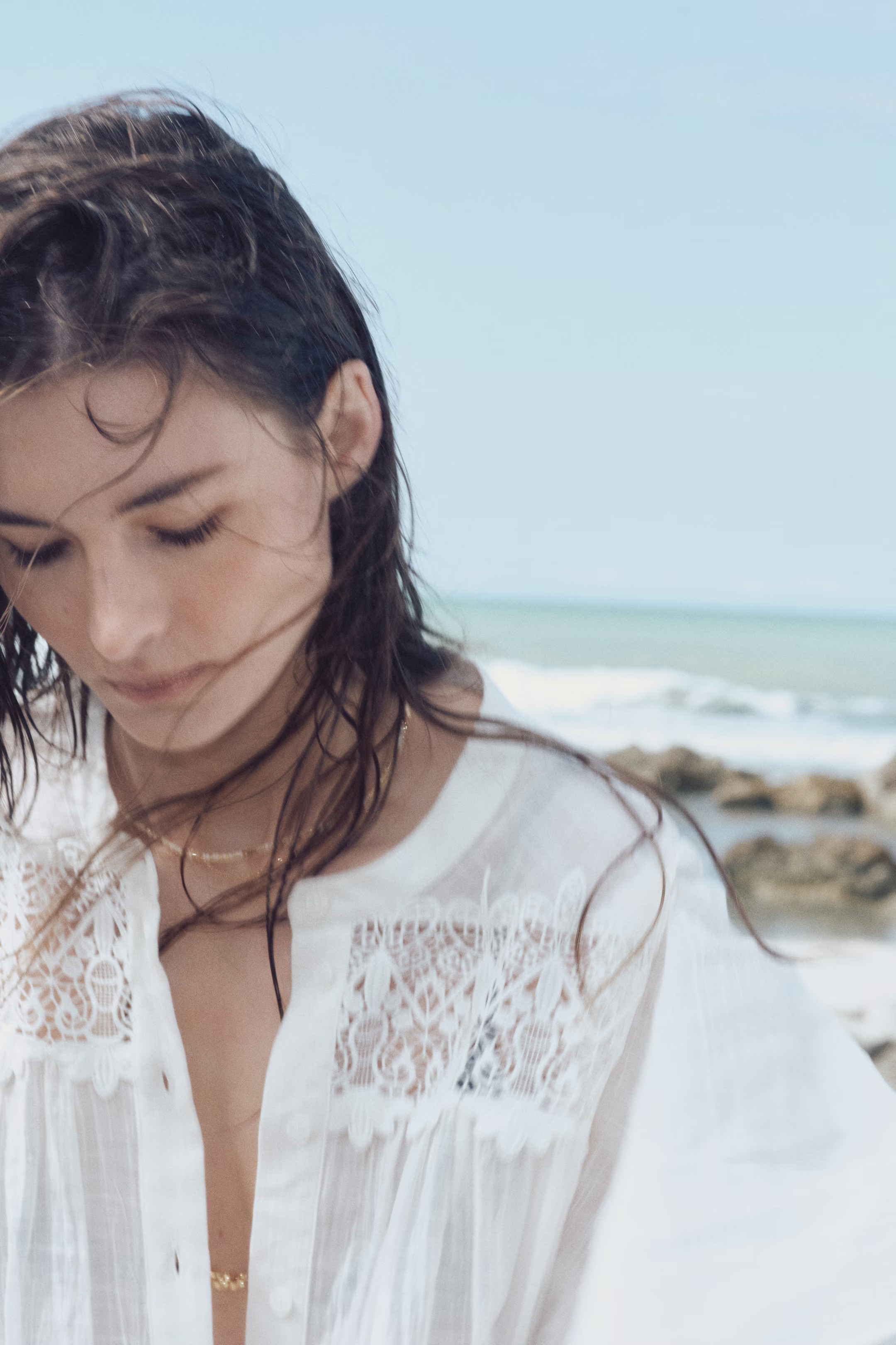 Lace-inset cotton dress | H&M (UK, MY, IN, SG, PH, TW, HK)
