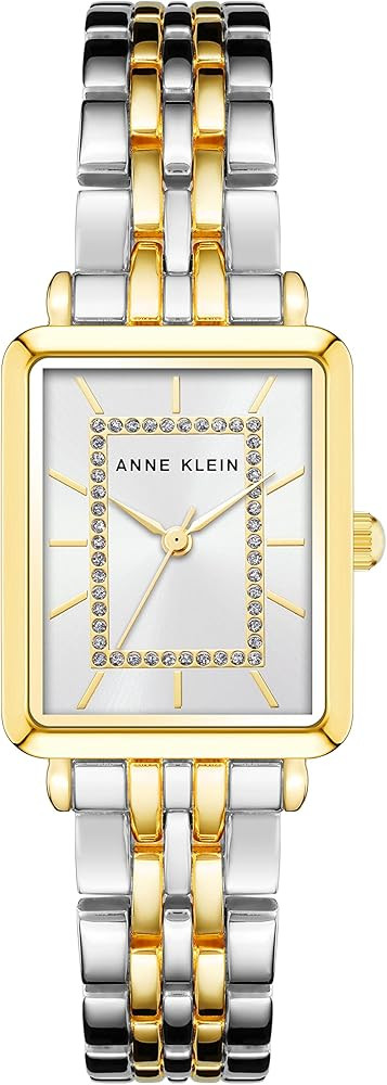 Anne Klein Women's Glitter Accented Bracelet Watch | Amazon (US)