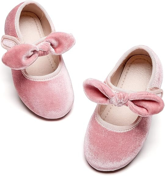 Kiderence Toddler Girls Dress Shoes Little Kids Mary Janes Ballet Flats Toddler | Amazon (US)