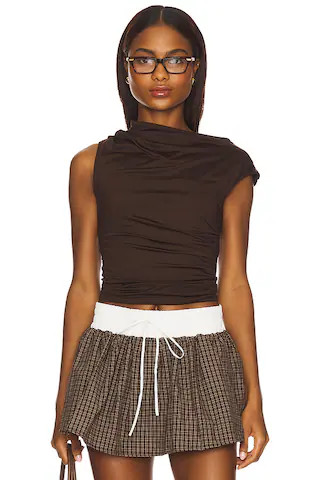 NIA Marge Top in Espresso from Revolve.com | Revolve Clothing (Global)