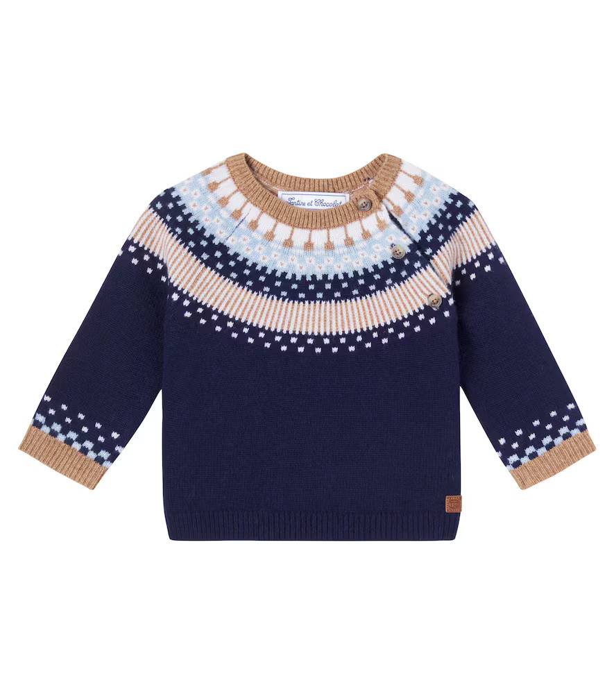 Tartine et Chocolat Baby - Pullover in jacquard di lana | Mytheresa (IT)