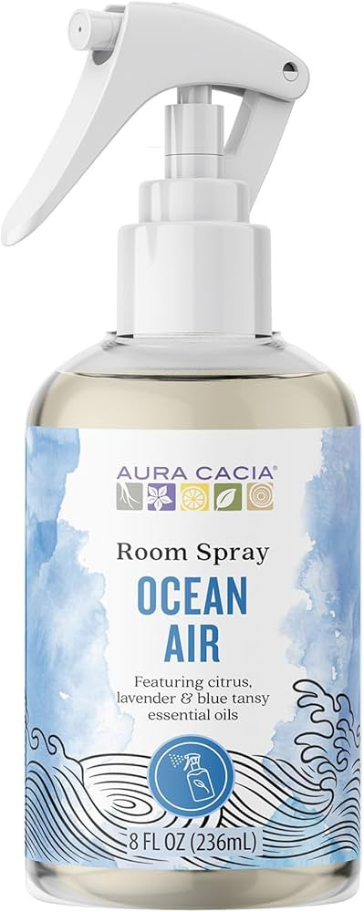 Aura Cacia Ocean Air Room Spray 8 Fl. oz. - Light Aroma, No Synthetic Fragrances | Amazon (US)
