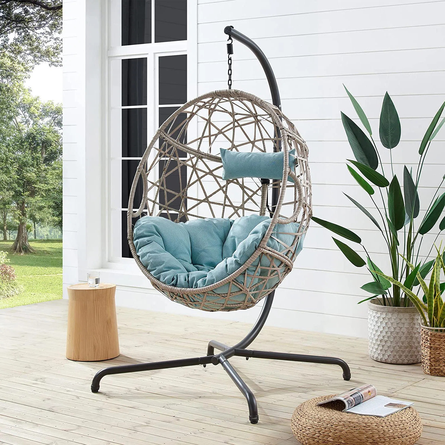Faringham Swing Chair with Stand | Wayfair North America