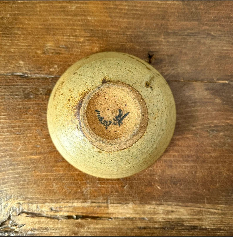 Small Vintage Glazed Speckled Stoneware Pottery Bowl - Etsy Canada | Etsy (CAD)