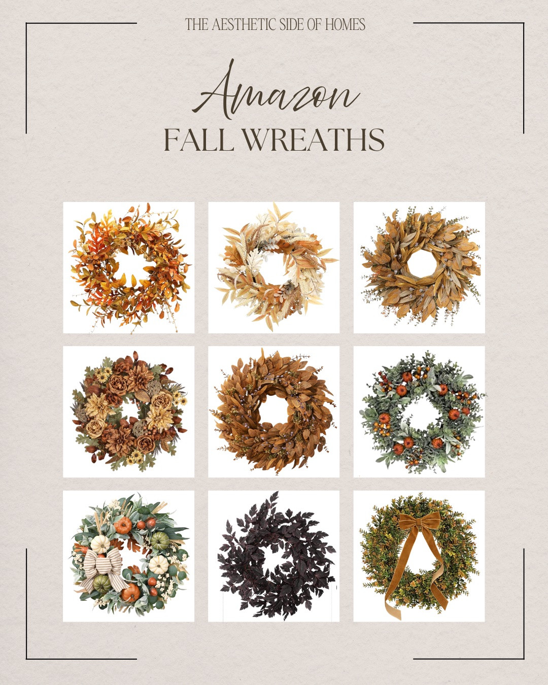 Fall wreath round up from Amazon! 

Home decor, looks for less, fall decor, fall home

@amazonfindsandfashion

#LTKHome #LTKSaleAlert #LTKSeasonal