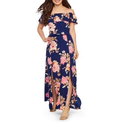 Premier Amour Sleeveless Off The Shoulder Floral Maxi Dress | JCPenney