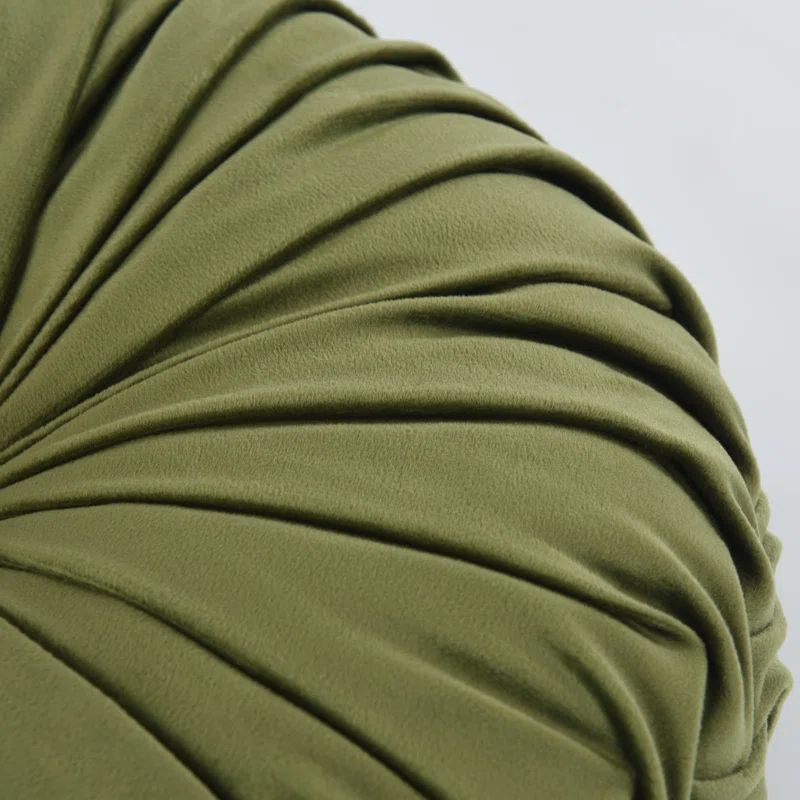 Dioselin Buttons Velvet Reversible Throw Pillow | Wayfair North America