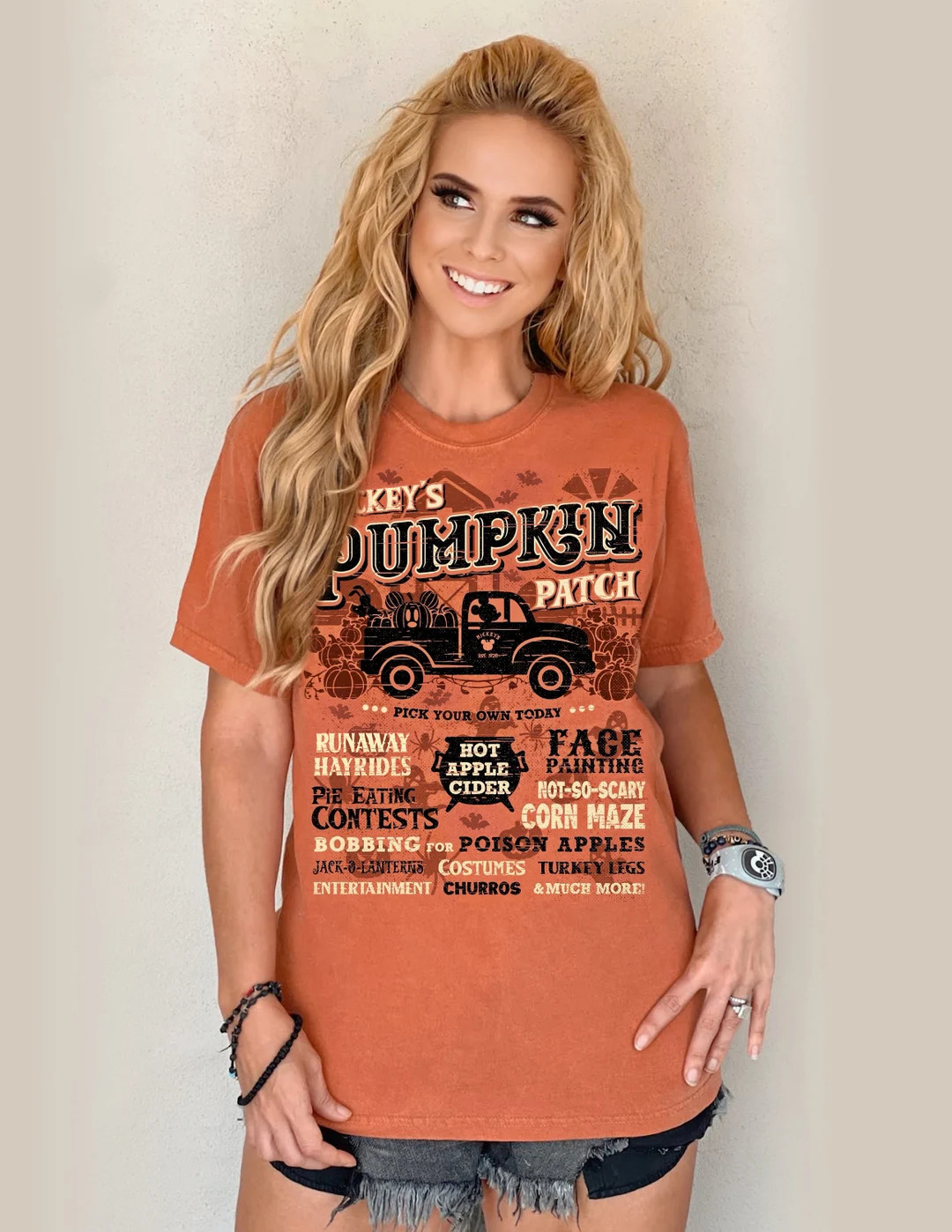 Mickey Pumpkin Shirt Disney Halloween Shirt Mickey's - Etsy | Etsy (US)