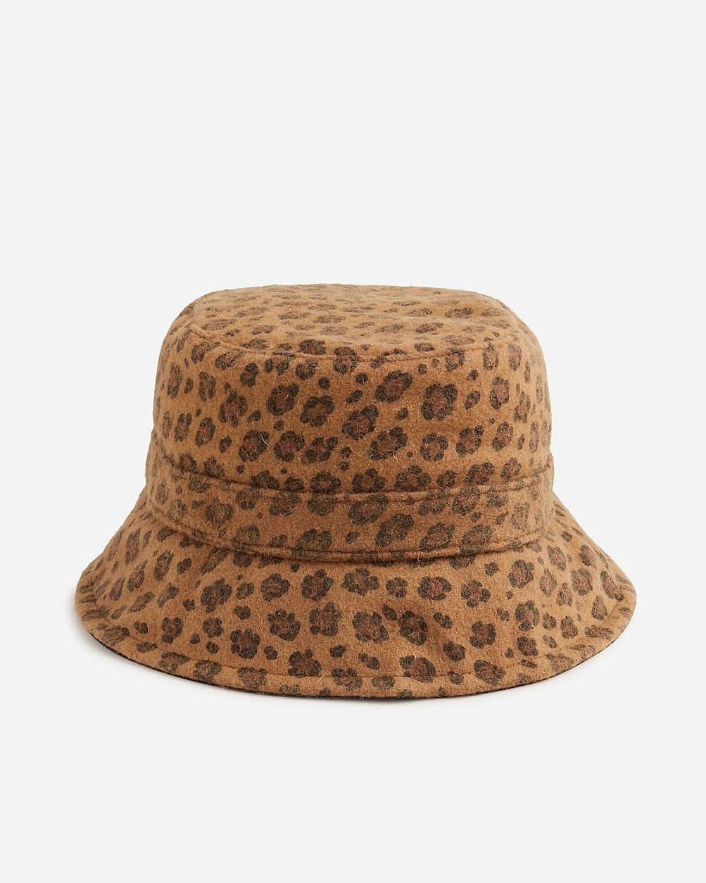 Girls' felted wool bucket hat in leopard | J.Crew US