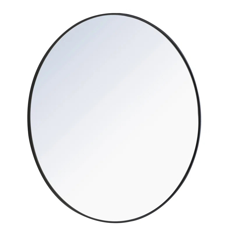 Sabine Metal Round Wall Mirror | AllModern
