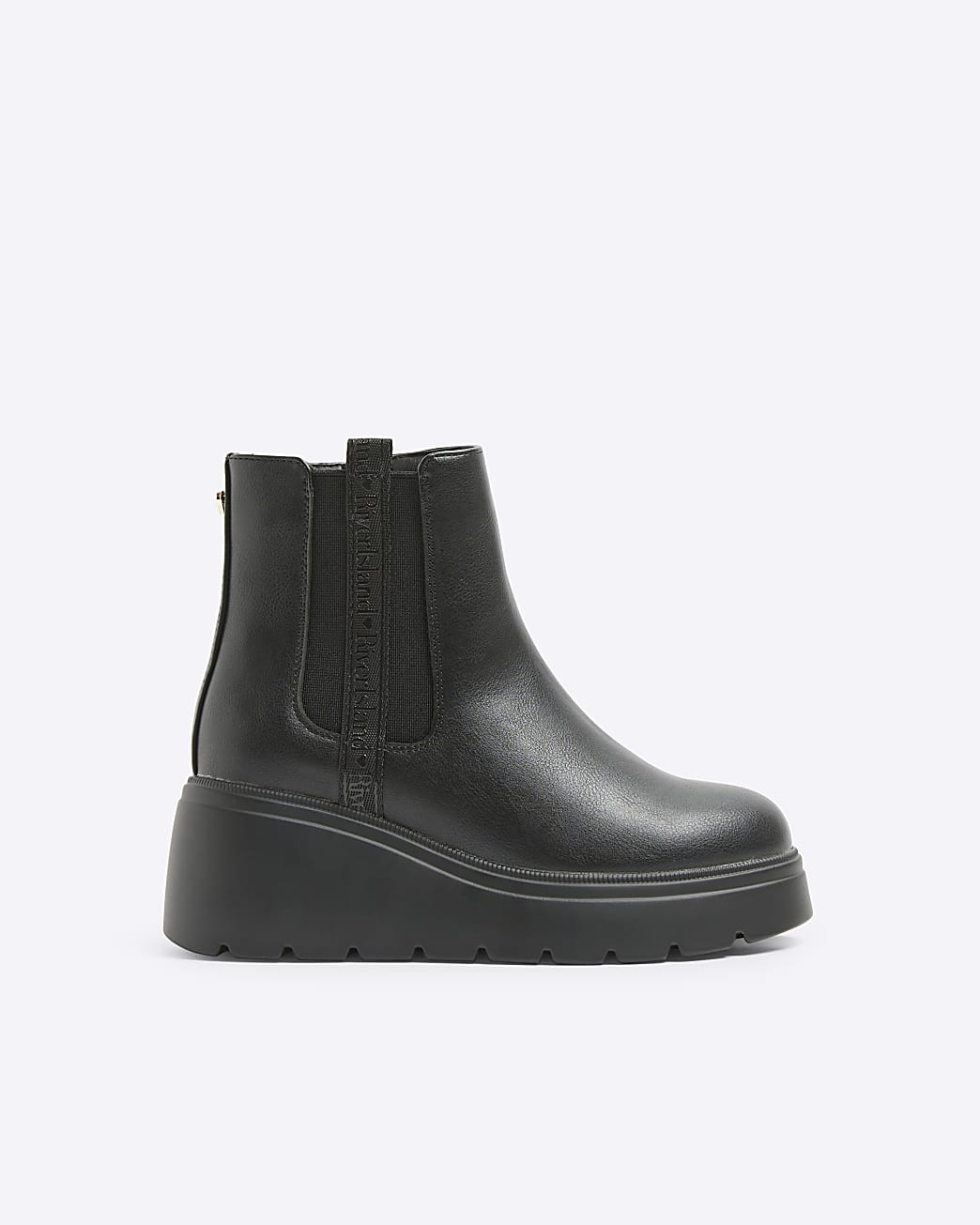 Girls black wedge boots | River Island UK & IE