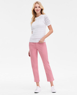 Women's Mid-Rise Bay Straight Jeans | Macy's