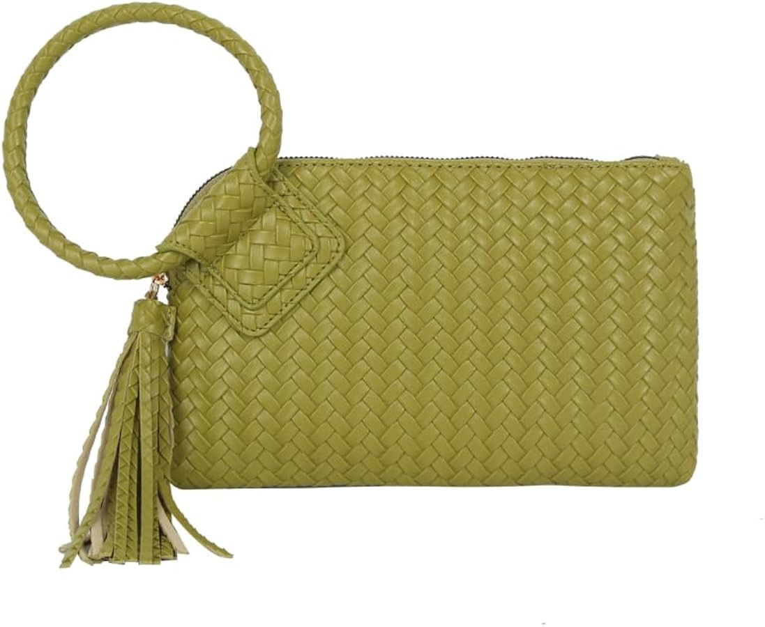 Womens Clutch Purse Wristlet Wallet Evening w/Hand Strap Casual Formal Vegan Leather - Metro Muse | Amazon (US)