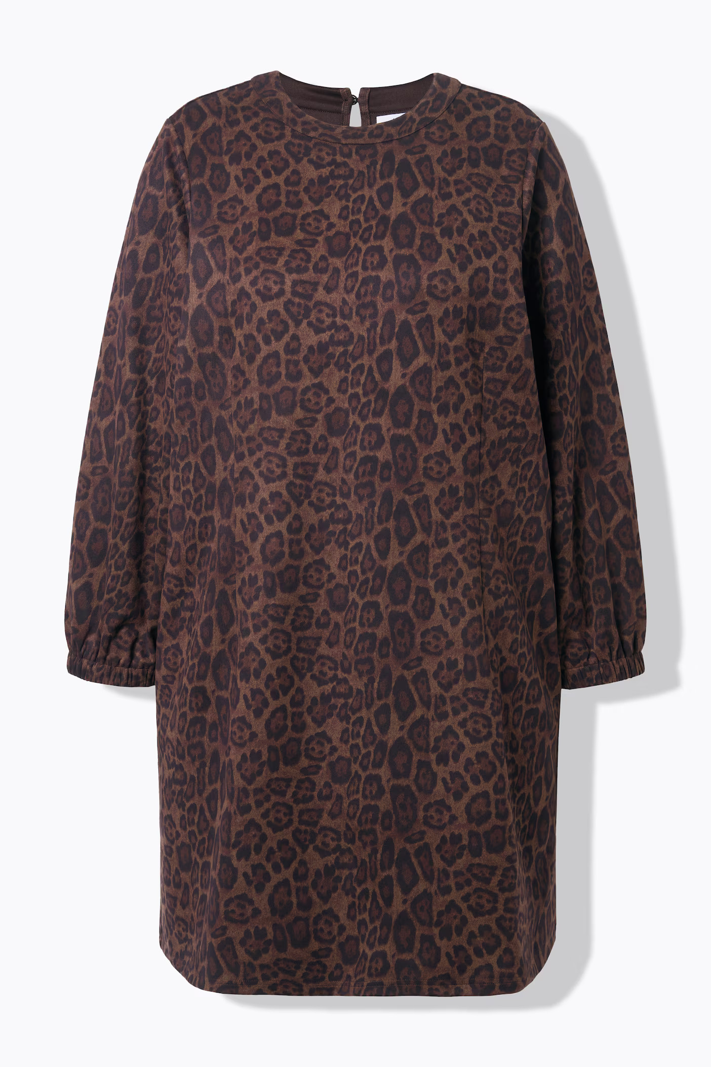 Kleid, oversized, Suede mit Leo, Ballonärmel | Ulla Popken DE