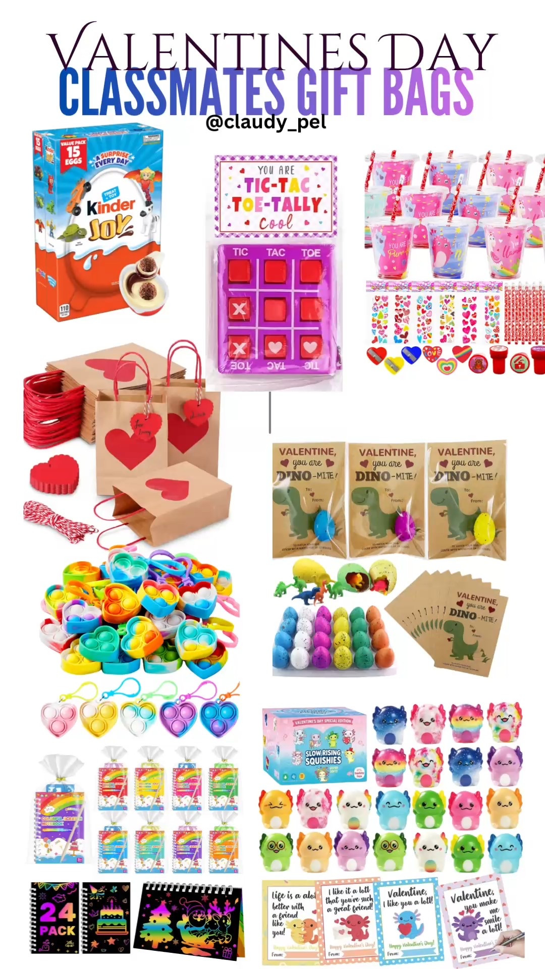 Valentines Day Classmates Gift Bags#LTKGiftGuide 

#LTKmomlife #LTKKids