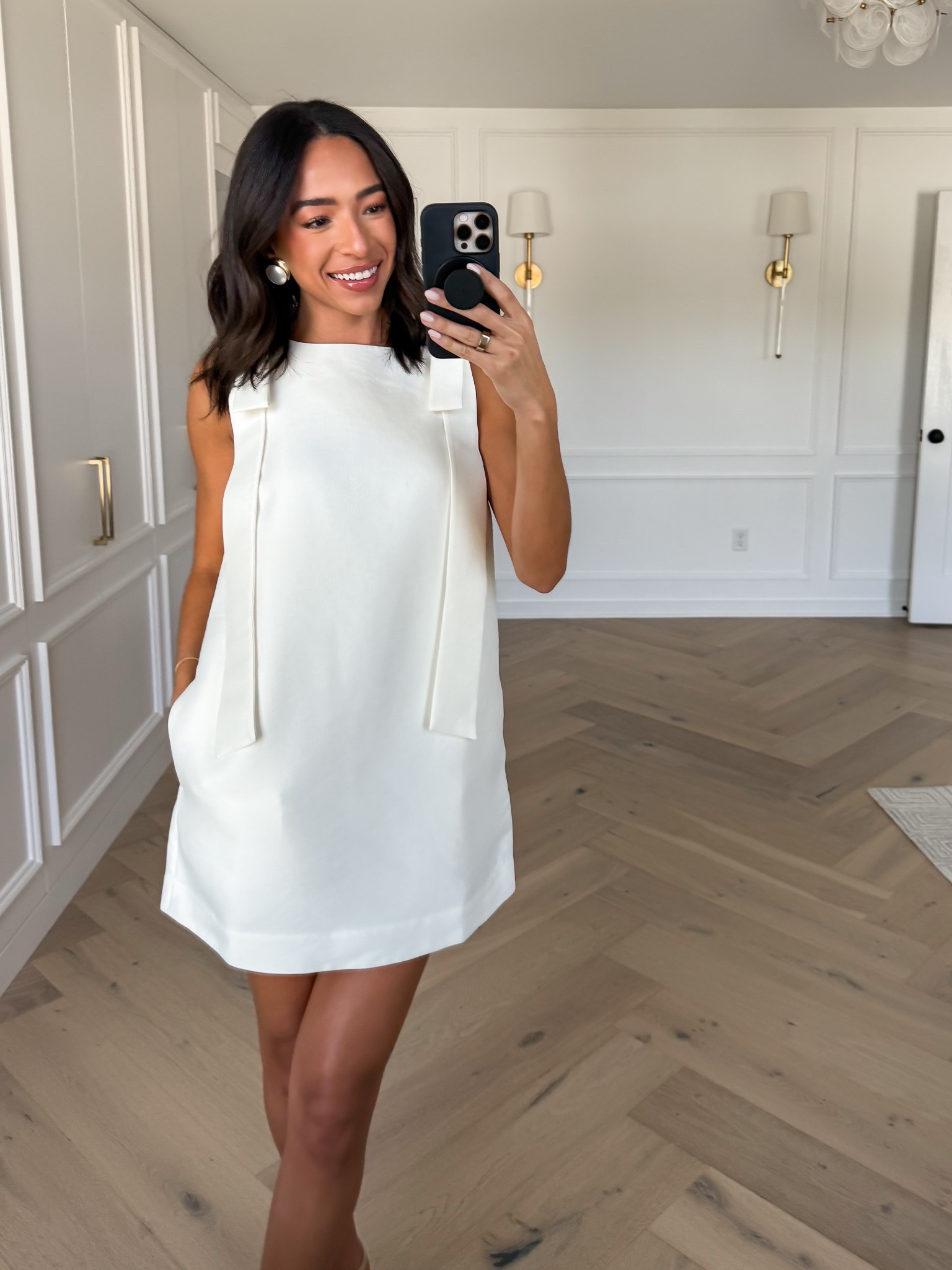 Bridal dress 🤍 Wearing size 2 mini dress 


Spring dress
Bridal shower 
Bridal event 
Bridal luncheon 
Engagement party dress 

#LTKStyleTip #LTKFindsUnder100 #LTKWedding