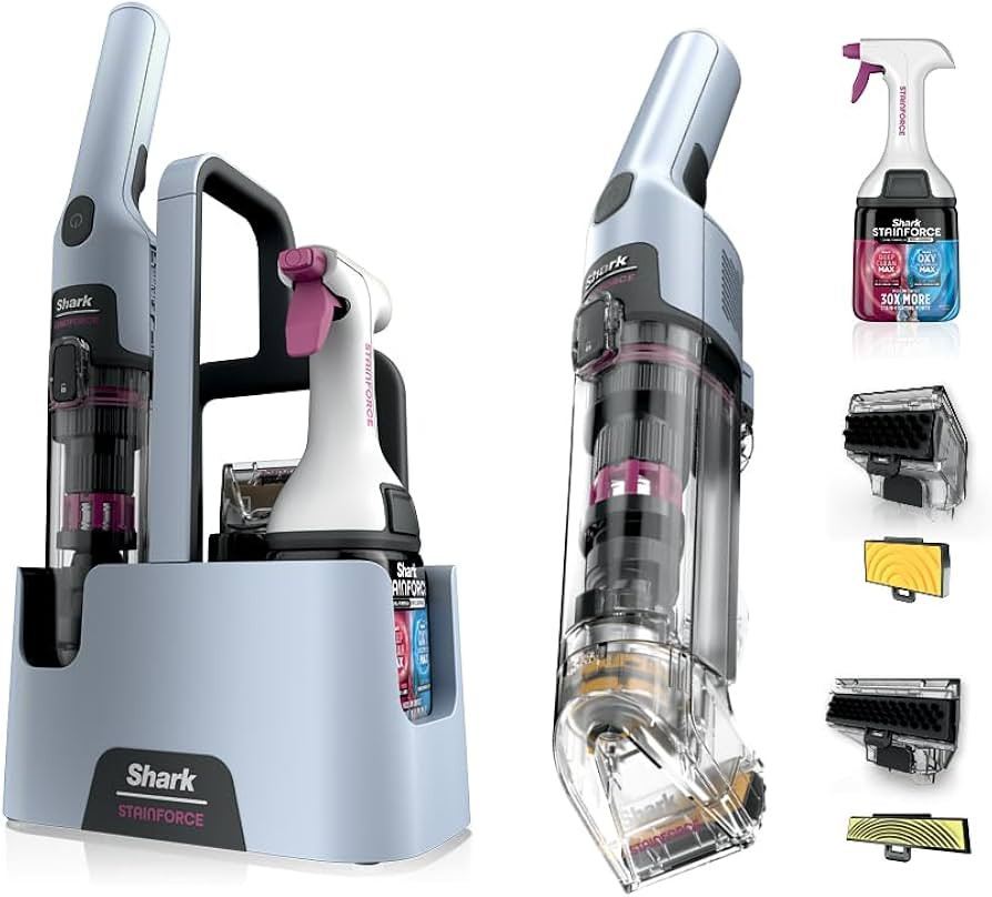 Shark StainForce Cordless Stain, Odor & Urine Remover, 2 Tools, HX102BRN | Amazon (US)