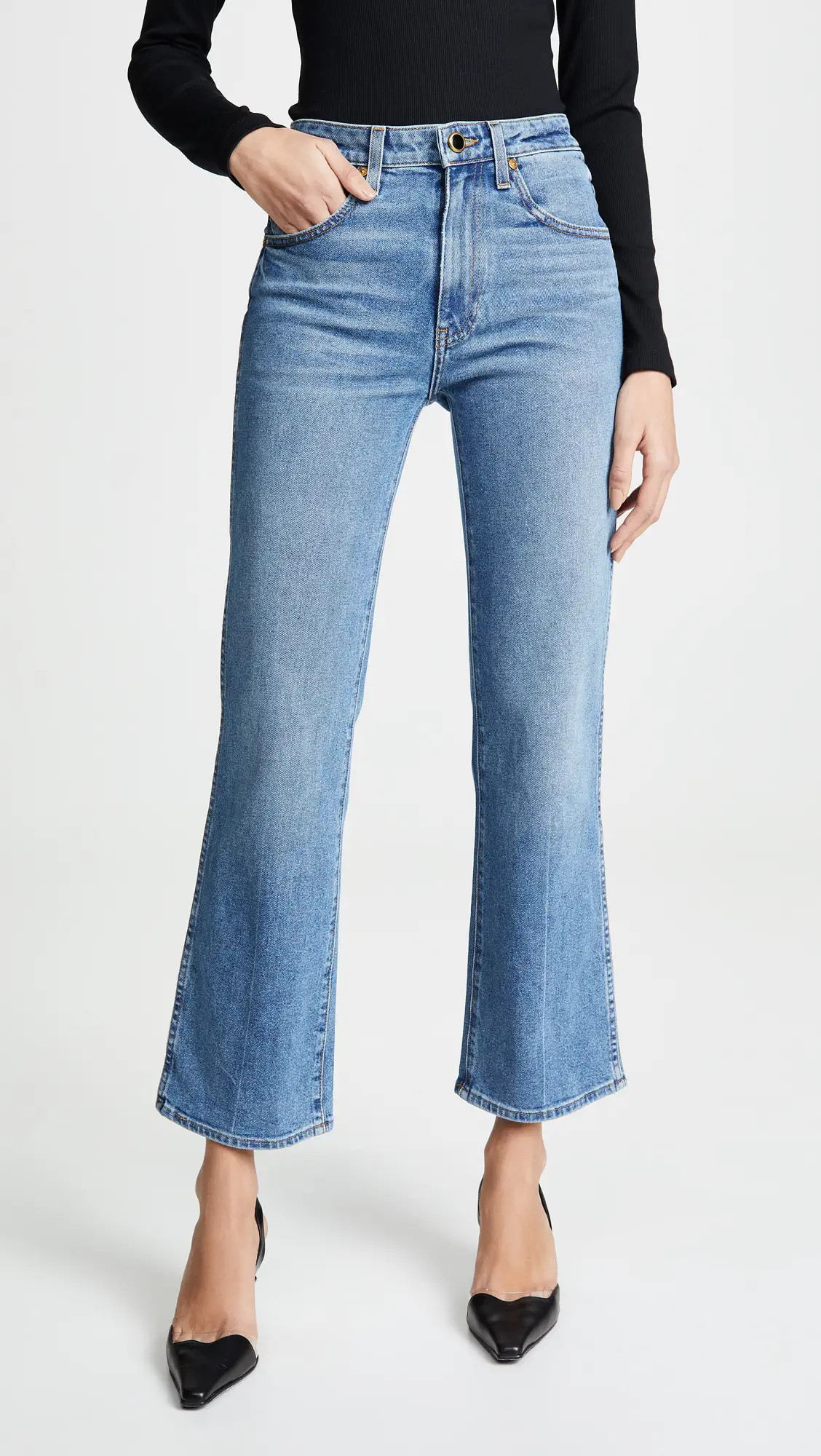 Khaite Vivian New Bootcut Flare Jeans | Shopbop | Shopbop
