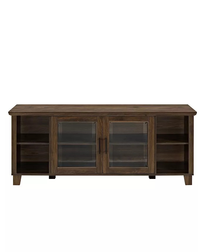 Walker Edison Columbus TV Stand with Middle Doors - Grey Wash & Reviews - Furniture - Macy's | Macys (US)