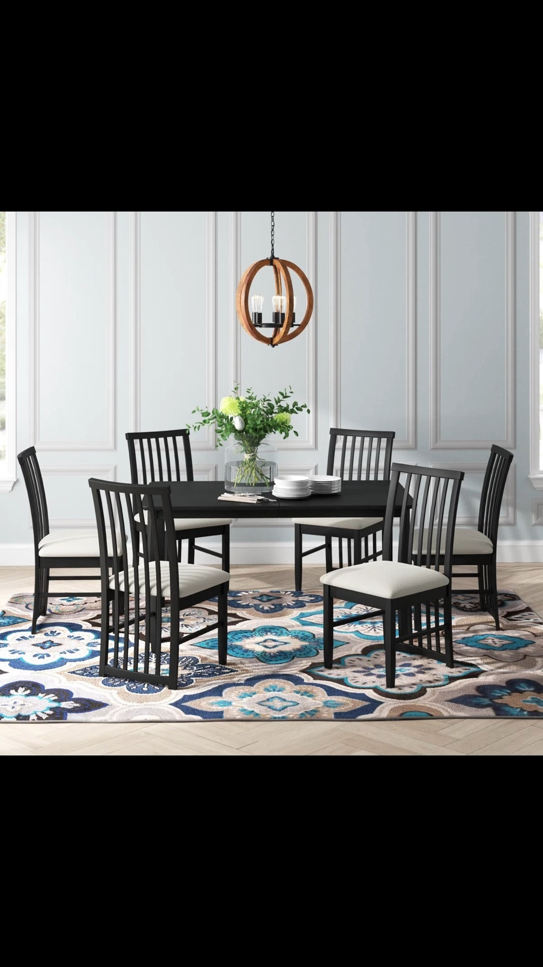 Anouska 6 - Person Four Leg Dining Set

#LTKOver40 #LTKHome #LTKSaleAlert