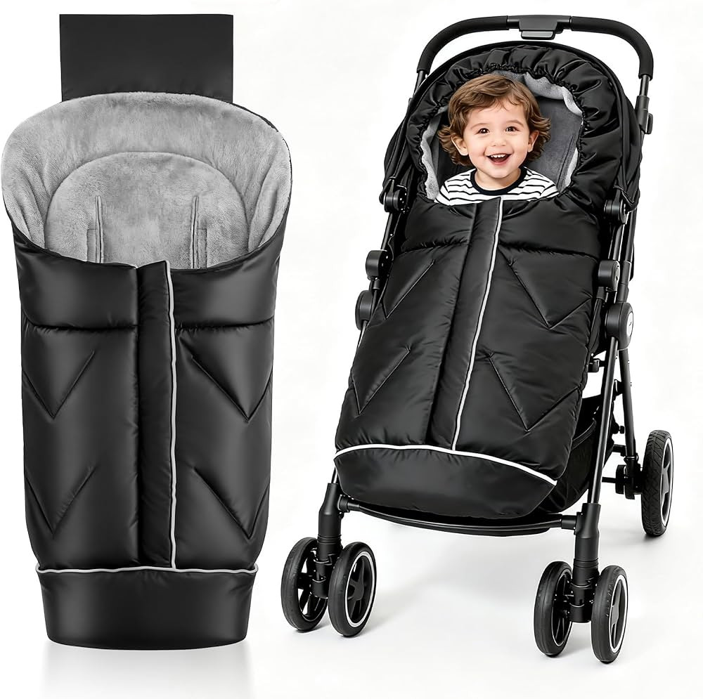 Universal Stroller Blanket & Stroller Footmuff,Water-Repellent Bunting Bag for Babies,Toddlers an... | Amazon (US)