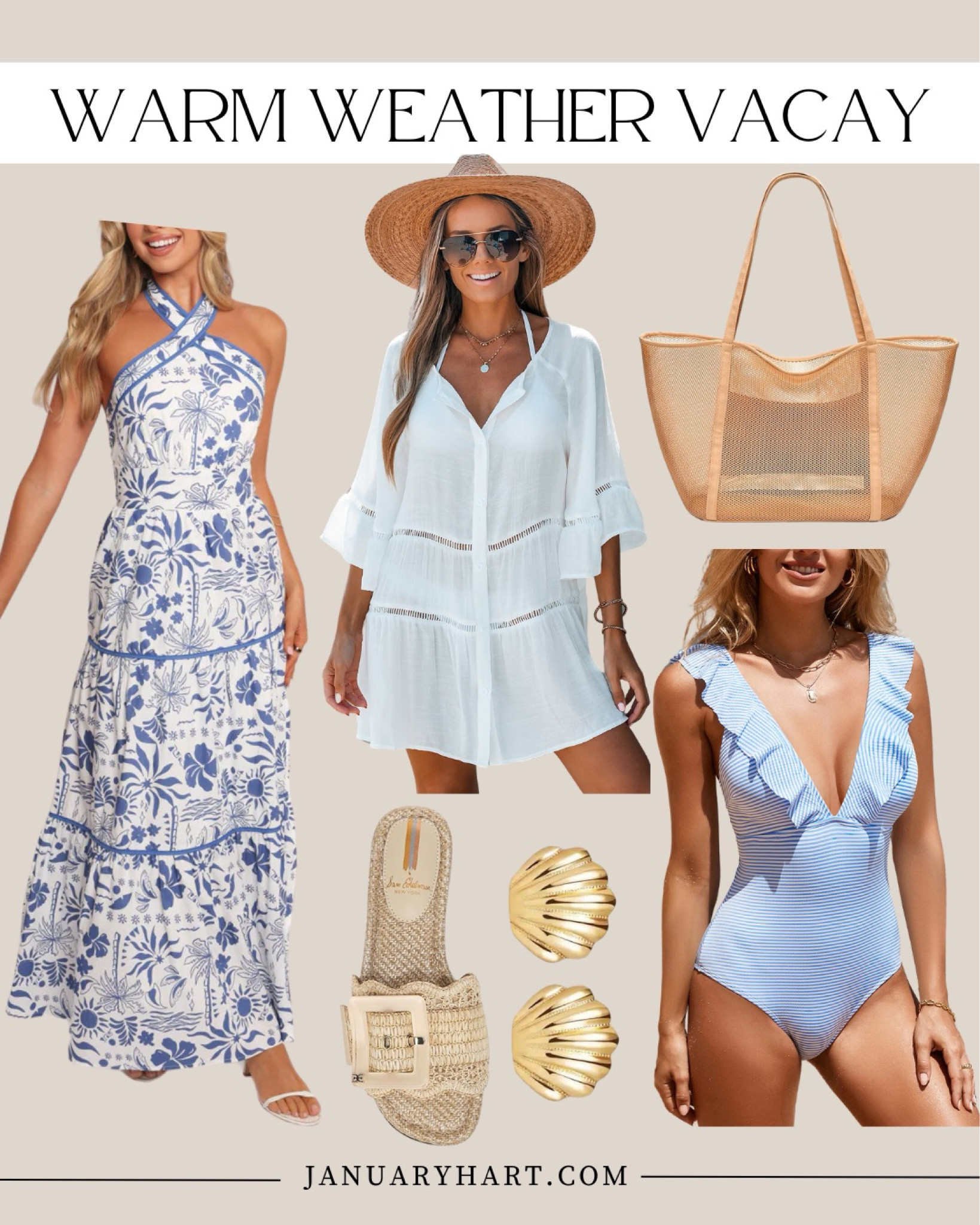 The February LookBook 🤍

Spring break outfits, vacation outfits, beach vacation, beach outfits, one piece swimsuit, modest swimsuit, spring outfits, beach bag, spring dresses, maxi dress, sandals

#LTKStyleTip #LTKOver40 #LTKSwim