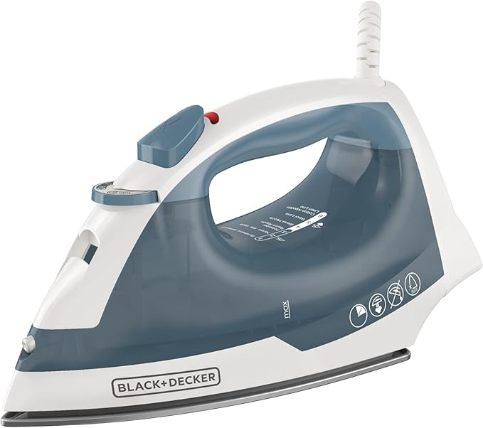 BLACK+DECKER Easy Steam Compact Iron for Clothes, Automatic Shutoff, Nonstick Plate, Light Weight... | Amazon (US)