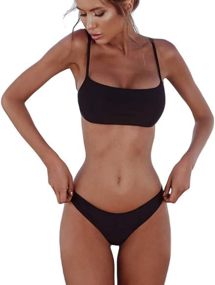 meioro Bikini Sets für Damen Push Up Tanga mit niedriger Taille Badeanzug Bikini Set Badebekleid... | Amazon (DE)