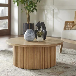 Lifestorey Kendrick Fluted Coffee Table | Bed Bath & Beyond