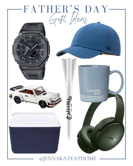 Father’s Day gifts, G-Shock watch, waterproof hat, love you Dad coffee mug, Callaway golf tee, Porsche 911 Lego set, igloo cooler, Bose headphones

#LTKFamily #LTKHome